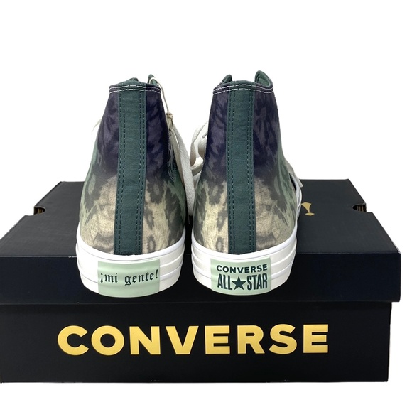 Converse Chuck Taylor High Skate Sneaker Vintage Green Canvas Men's Shoe A07147C - Picture 5 of 10
